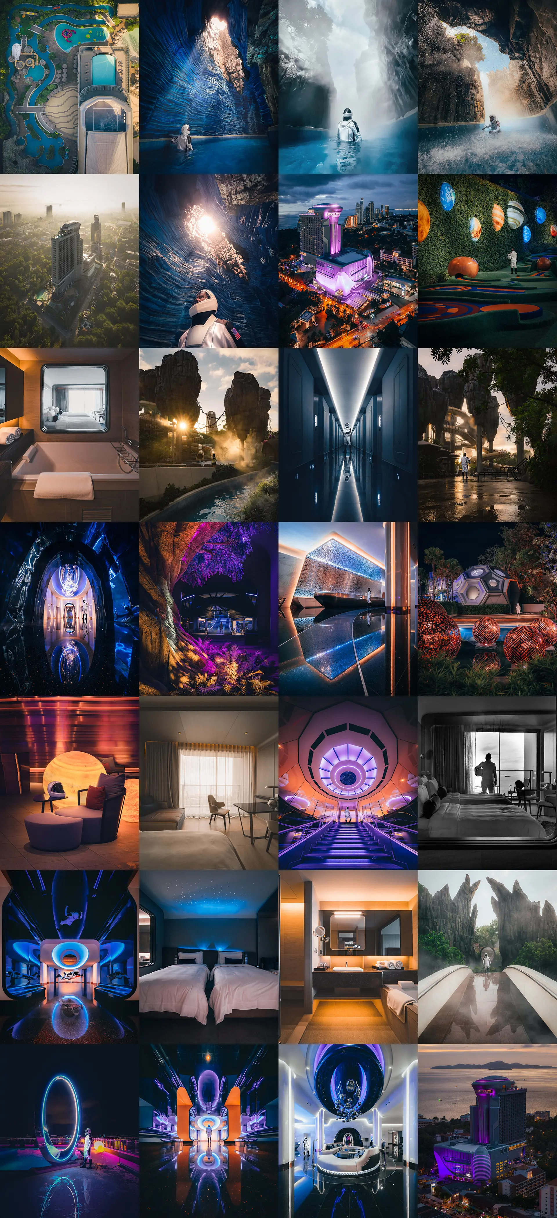 มุมถ่ายภาพเก๋สุดในธีมอวกาศ (Top Space-Themed Photo Spots)